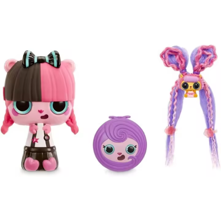 GIOCHI PREZIOSI - POP HAIR - MINI MUÑECA - CEPILLO COLECCIONABLE  - Mecha larguísima y preciosa de PELO - Modelo surtido - Mayores de 5 años - 1
