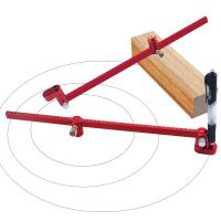 Regla De Dibujo Ajustable En Metralla E Inch Compass Scribe Center Finder Calibrado Para Carpintería Herramienta De Marca De Circulo Fijo - details 0