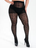 Pareja De Medias De Moda Con Estampado De Leopardo Y Estrellas Para Mujer De Alta Elasticidad Y Opacas Leggings De Punto - details 1