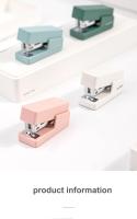 DELI Mini Stapler Set Máquina De Encuadernación Portátil Con Papel De Colores Uso De 24/6 26/6 Tornillos Suministros De Oficina Y Papelería Moda - details 7