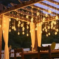 1PC Caja De Batería Con 12 Balones De Lámpara De Cuerda Iluminación Eléctrica Para Decoración De Fiesta Habitación Jardín Sin Incluir Batería - details 2