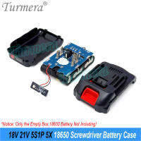 Turmera Caja De Batería Para Destornillador 18V 21V Soporte De Batería 18650 5X 10X 15X 20X Con BMS 50A Máx.100A Para Reparación De Taladro Eléctrico - details 3