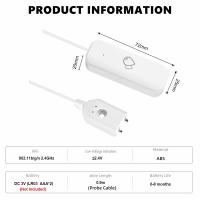 Sensor De Nivel De Agua WiFi Tuya Detector De Fugas Alarma De Sobrecarga Sistema De Seguridad Para El Hogar Inteligente Aviso De Desbordamiento - details 9