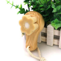 Cepillo Facial Suave De Pelo Con Mango De Madera En Forma De Flor De Cerezo Limpiador De Puntos Negros Y Exfoliante Para Limpieza Del Rostro - details 7