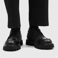 Zapatos De Cuero Para Hombre Casual Clásico Negocios Formales Con Cordones Hechos a Mano Transpirables Suela Gruesa Moda Zapatos - details 14