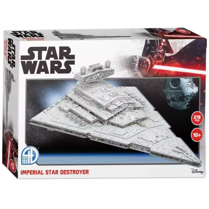 Puzzle 3D Nave Destructor Estelar Imperial Stars Wars Disney - 1