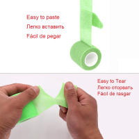 10 Rolls De Cinta Elástica Autoadhesiva Para Deportes Protección De Rodilla Mano Perro Tatúe Accesorios De Hombro - details 2