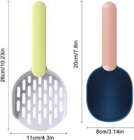 Pala de arena para gatos, pala de arena para gatos de calidad, pala de plástico para gatos, pala de gato, para perros para gatos casa mascotas limpieza Arena de tocador - details 0