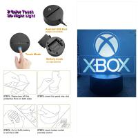 Lámpara De Noche 3D LED Para Habitación De Juegos XBOX Iluminación De Escritorio Decoración Para Gamers Regalos Para Niños Forma De Logo De Mesa - details 11