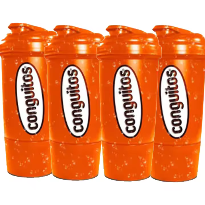 Pack 4 shaker Conguitos big Training - Botella mezcladora 500 cl - 1