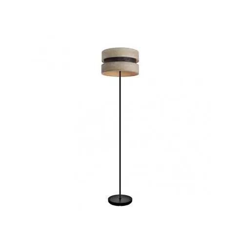 Lámpara de Pie Colet FABRILAMP Negro/Madera Gris 160x40x40 Cm - Diseño Elegante - 1