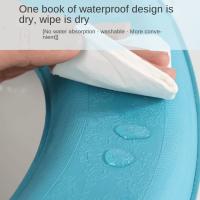 Cubierta De Inodoro Universal EVA Impermeable Con Asa Para Todas Las Estaciones Matriz De Baño Lavable Y Antideslizante - details 3