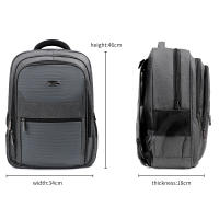 DreamTravel Mochila Gran Capacidad 30L - Impermeable con Organización Inteligente, Múltiples Bolsillos + Soporte para Portátil 17" | Ideal para Viajes/Vacaciones/Estudiantes | Respaldo Acolchado - details 3