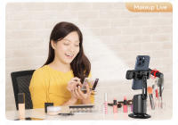 Gimbal Estabilizador P05 Soporte De Teléfono Móvil Para Escritorio Con Control Por Gestos Y Luz Adicional Opcional Rota 360 Grados Compatible Con AI Y Control Remoto Negro - details 18