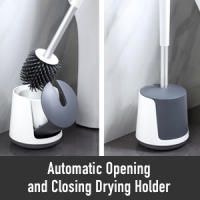 Timits Cepillo y Soporte para Inodoro de Silicona | Pack 2 | Accesorios Baño - details 4