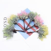6 Piezas De Coral Plástico Decorativo Florero Navidad Decoraciones Flores Coronas Casa Scrapbooking Plantas Artificiales - details 10
