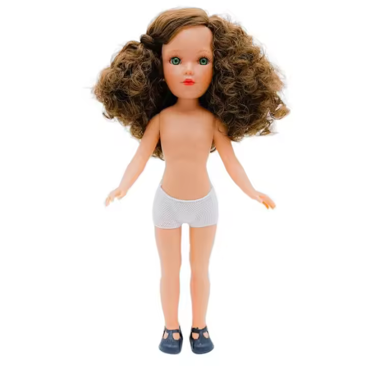 Muñeca desnuda Mari's 35 cm. colección original Vidal Rojas Dolls 100% vinilo. Fabricada en España  por Folk Artesanía - 1