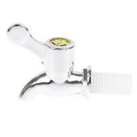 Grifo De Vino De Vidrio Plateado De 17mm Para Botella De Juego De Barro De Tanque De Agua 1PC Extensor De Grifo Para Baño - details 1