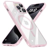 Funda Magnética De Lujo Para iPhone Con Color Macarón Magsafe Compatible Con Modelos pro 16 pro 15 14 plus 13 12 Mini 11 pro Max Soporte De Carga Inalámbrica - details 0
