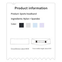 Gounod Bandas De Sudoración Deportiva Anti-Sudoración Para Correr Y Fitness Uso En Yoga Paquete Individual O Por Pack De 4 O 6 - details 3