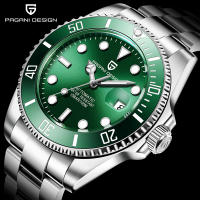 Reloj Mecánico PAGANI DESIGN Para Hombre Cristal De Zafiro Resistente Al Agua Acero Inoxidable Deportivo Lujo Automático Con Calendario Completo Y Luz Nocturna - details 5