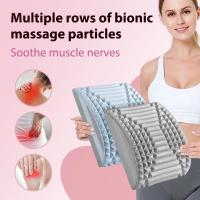 Almohada Correctora De Postura Para Espalda Massajeador De Cintura Soporte Para Cuello Y Lumbar Alivio Del Dolor De Síntomas De Espondilosis Y Discos Herniados Relajante Para Escoliosis - details 2