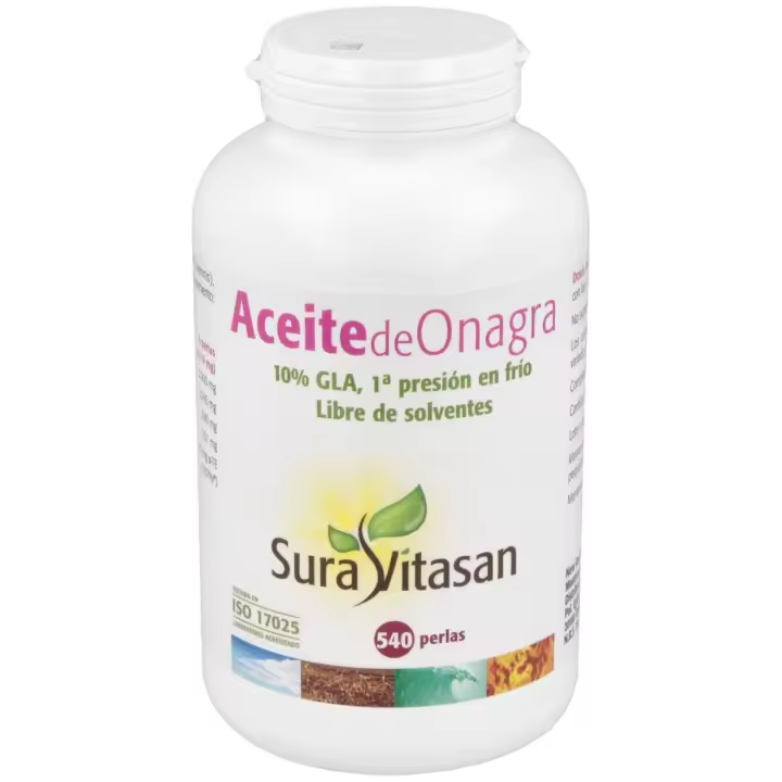 Sura Vitasan Aceite De Onagra 500Mg 540 Perlas - 1