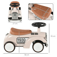 AIYAPLAY Correpasillos para Bebés de 12 a 36 Meses Coche sin Pedales con Bocina Compartimento de Almacenaje y Volante para Interior y Exterior 58x27x35 cm - details 2