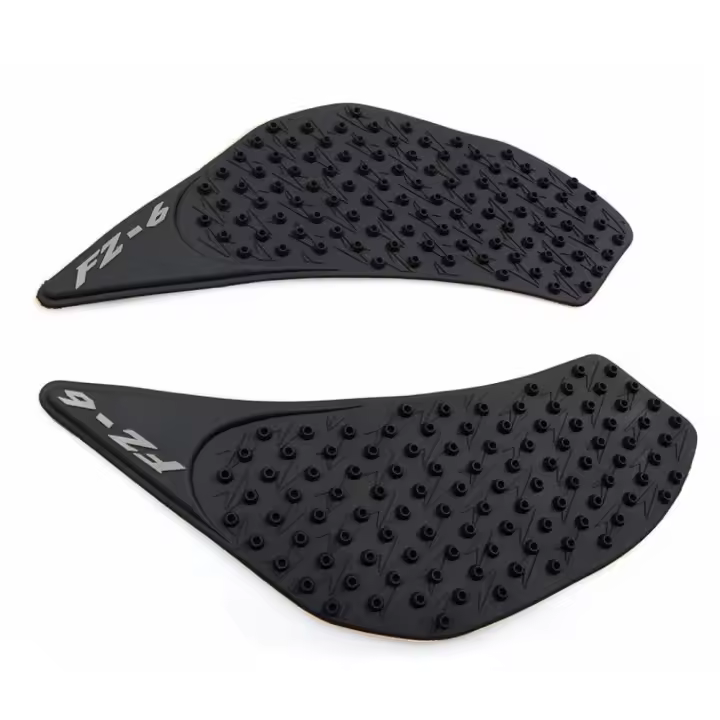 ✅ RajoMotor Grip de goma para deposito compatible con YAMAHA FZ6 (2006 – 2007 - 2008 - 2009 - 2010) GRI6  Grip de goma, Almohadilla de depósito, Protector de depósito, Antideslizante, Motocicleta, Depósito de combustible, Agarre lateral - 1