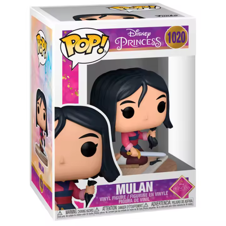 Figura Pop Disney Princesas Mulan-Figura de Vinilo Coleccionable - Idea de Regalo- Mercancia Oficial - Juguetes para Niños y Adultos - Movies Fans - Muñeco para Coleccionistas y Exposición - 1