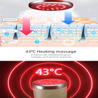 Terapia De Luz Roja LED 625/825nm Cuidado De Belleza Infrarrojo Tensión De Piel Anti Envejecimiento Levantamiento Facial Lanzador De Luz Masajeador - details 3