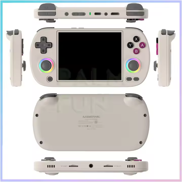 Consola de Juegos Portátil Retro ANBERNIC RG40XX H, Pantalla IPS de 64 Bits y 4 Pulgadas, Linux, 5G, WIFI, Bluetooth, Salida HDMI-TV, Reproductor de Videojuegos - 1