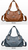 Bolsos de señora europeos y americanos Nuevos, bolsos para Madres de Mediana Edad, Bolso bandolera retro versáril de múltiples Capas de gran capacidad - details 9