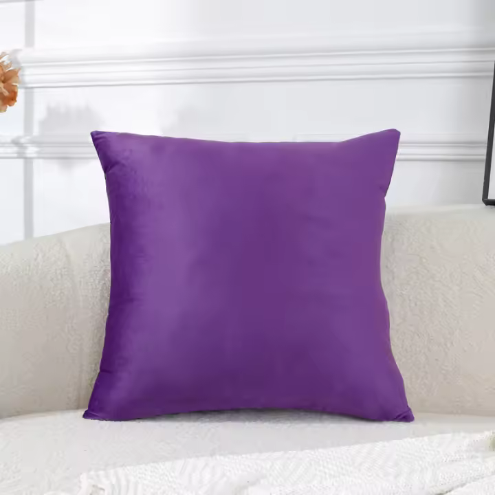 Cubiertas De Cojín Suaves De Terciopelo 45x45cm Lavables Cubierta De Almohada Decorativa Cuadrada JAF093 Para Sofá Silla - 1