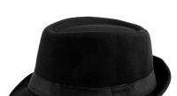 SombreroFedora Para Hombres Y Mujeres Negro Estilo Jazz De Primavera Verano Sombreros De Bolso Decorativos Para Bodas Y Fiestas Material Polyester - details 7