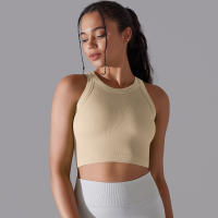 Sujetador Deportivo De 2 Niveles Para Mujer Sexy Yoga Alta Soporte Impacto Deporte Ropa Interior Correr Secado Rápido Top Deporte Gimnasio Con Almohadillas - details 37