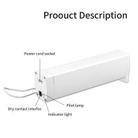 Motor De Cortina Inteligente Tuya WiFi / ZigBee Con Control Remoto RF Alexa Echo Google Assistant 225MM Sistema Automático Para Cortinas - details 10