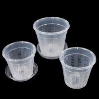 Maceta De Jardín Para El Hogar Con Agujeros Para Drenaje Transparente Y Holes Baskets De Plástico Accesorios Para Flores Respirables Para Orquídeas - details 5