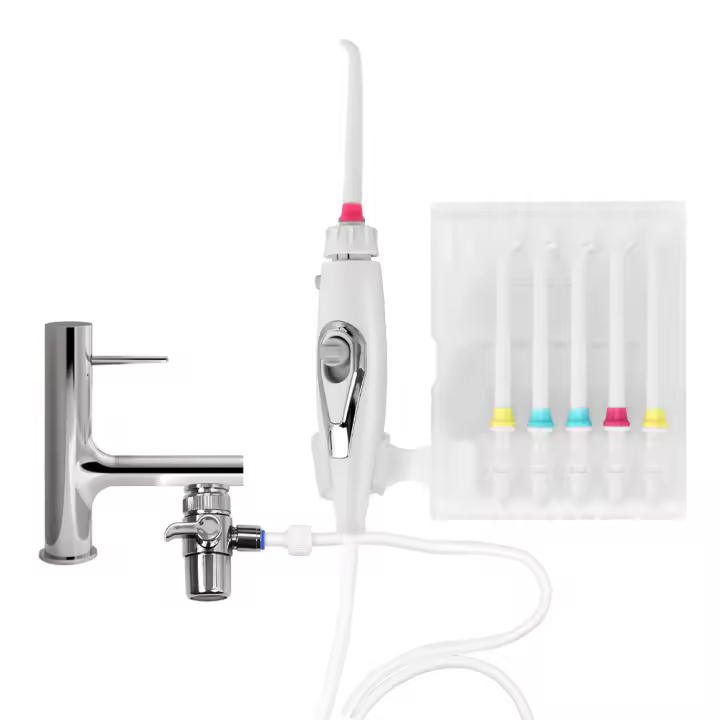 Faucet Oral Irrigator Water Jet Para Limpiar Dientes Palillo De Dientes Hilo Dental Implementos Dental Flosser Limpiador De Dientes - 1