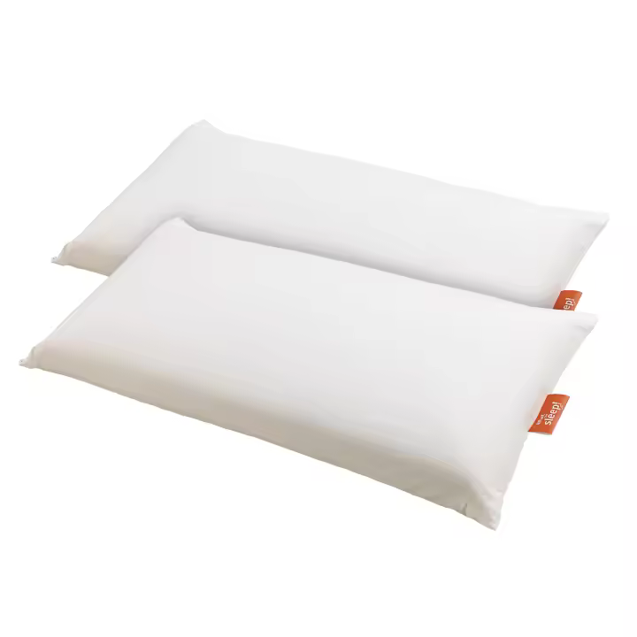 What The Sleep I Pack 2 Almohadas sostenibles viscoelástica I Firmeza Media, Alta adaptabilidad I Certificado Oeko-Tex I Ideal Dormir de Lado I Reduce tensiones cervicales - 1