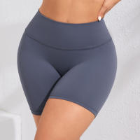 Shorts De Yoga Para Mujer Fitness Running High Waist Quick Drying Squat Proof Ciclismo Workout Gym Terciopelo Negro - details 7