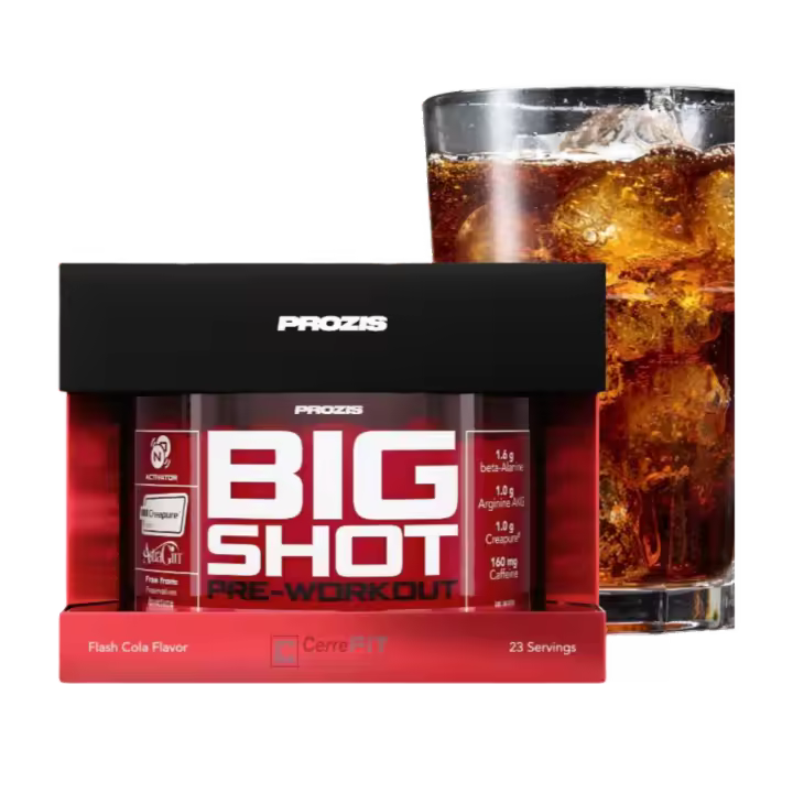 Big Shot Pre-Workout (23 servings - 161 g) - Prozis / Energía / Potente pre entreno - 1