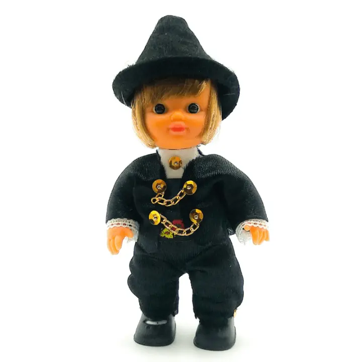 Muñeca regional Salmantino Folk Artesanía original colección 15 cm.vestido típico Charro Salamanca, fabricada en España. - 1