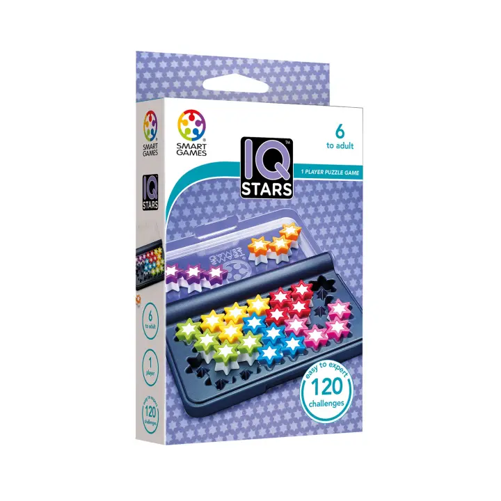 Smart Games - IQ Stars | Rompecabezas Niños | Juegos Educativos 6 Años O Más | Juego De Mesa Incluye 120 Desafíos | Juegos Infantiles | Juegos Educativos - 1