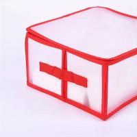 Caja Organizadora De 32 Compartimentos Para Ornamentos Navideños Con Cremallera Y Manijas Para Facilitar La Organización Suministros De Fiestas De Navidad - details 4