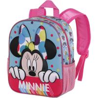 Mochila 3D Pequeña Minnie Mouse Wishful Color Azul y Rosa. Tamaño 31x26x11cm. KARACTERMANIA - details 4
