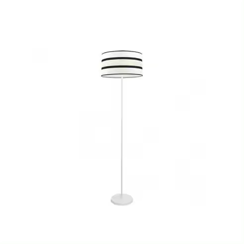 Lámpara de Pie Karla FABRILAMP Blanco/Beige 149x40x40 Cm - Diseño Elegante - 1