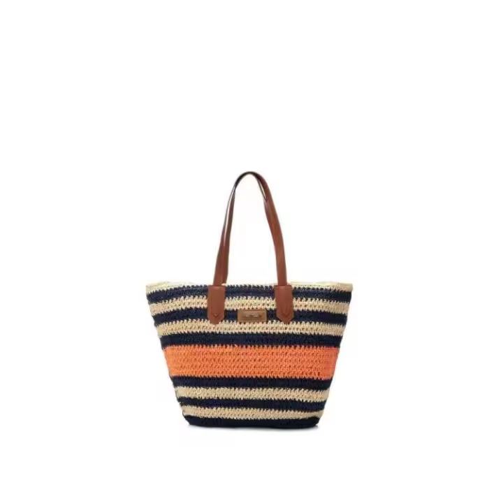 REFRESH 183185 Bolsos Rafia Mujer Beige - 1