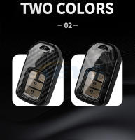 Carcasa De Llave De Coche En Fibra De Carbono ABS Para Honda City Turbo Crider XRV 10th Civic Accord Soporte De Llavero Accesorios - details 3