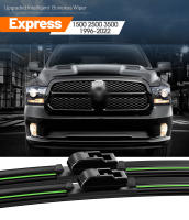 2pcs LimpiaParabrisas Delanteros Para Chevrolet Express 1500 2500 3500 1996-2022 Plegables En Seco Natural De Goma Adecuado Para Automóviles - details 0